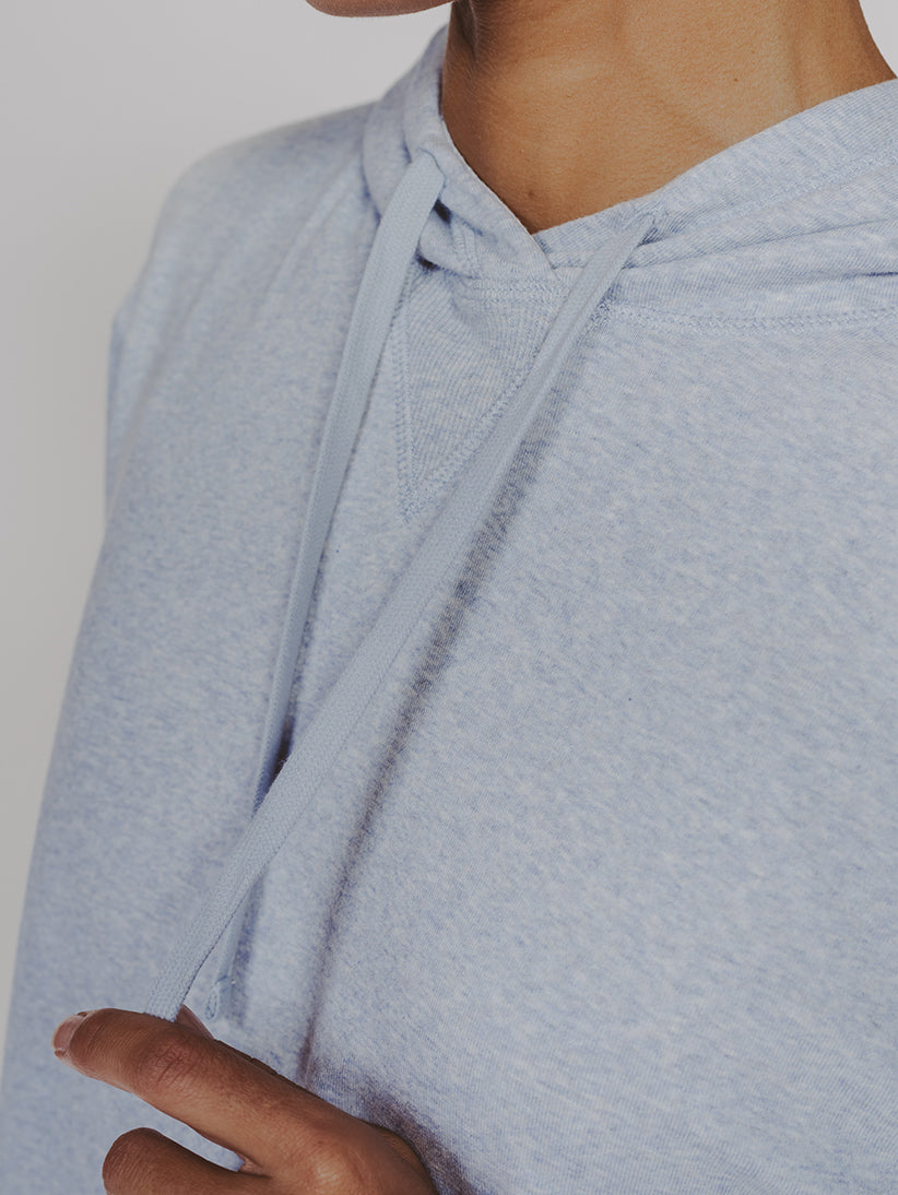 Puremeso Skimmer Hoodie in Blue Fog