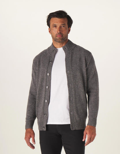 Seawool Nep Cardigan in Grey