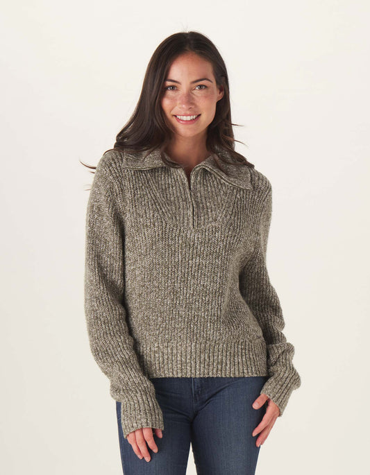 Dani Quarter Zip Sweater