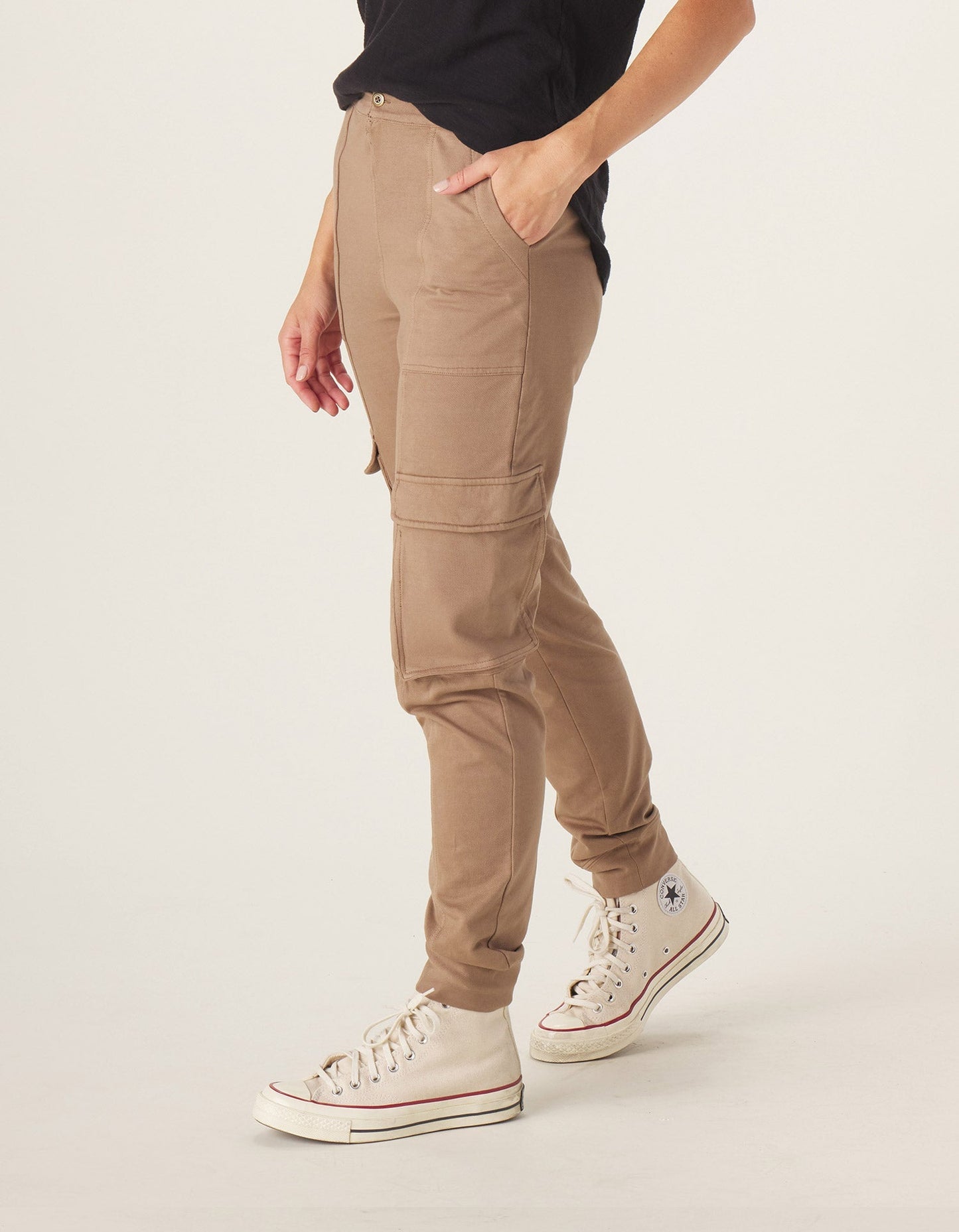 Tentoma Utility Track Pant in Pine Bark