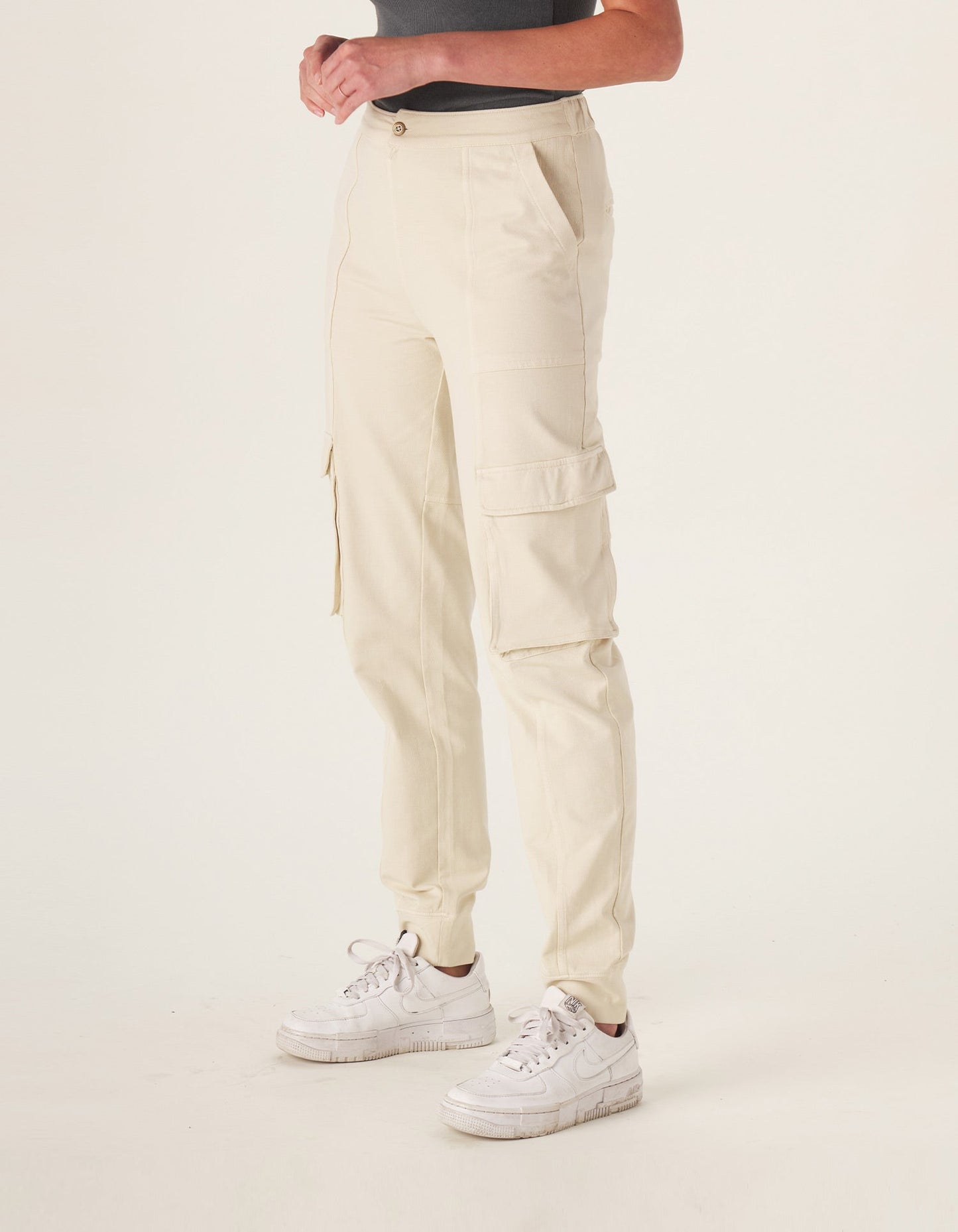 Tentoma Utility Track Pant in Bone