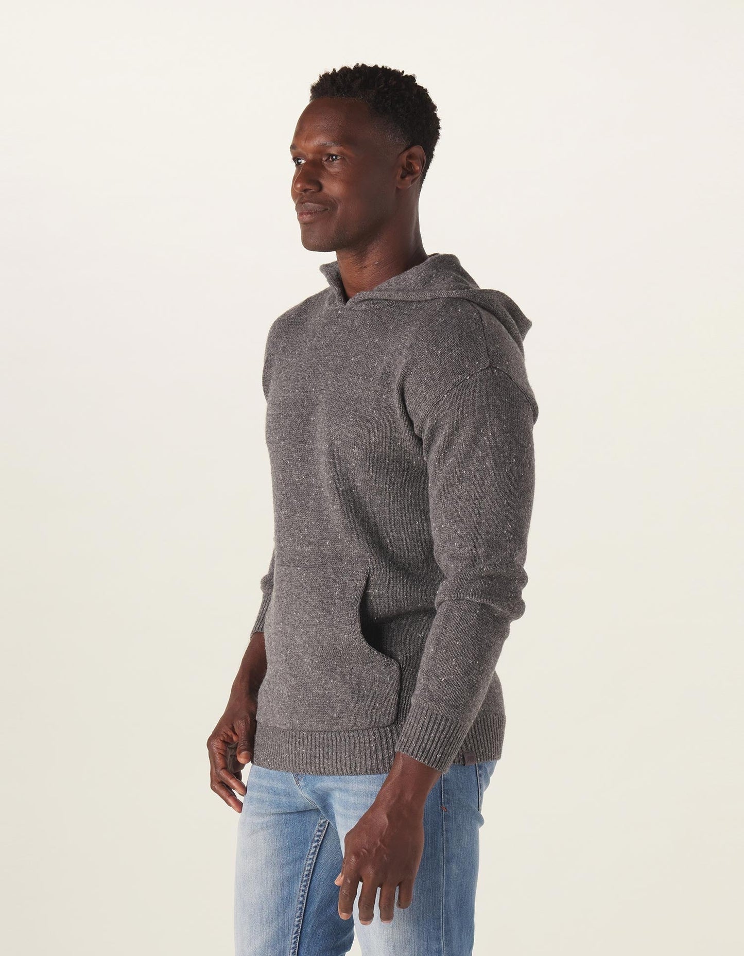 Seawool Nep Hoodie in Grey