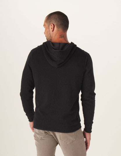 Jimmy Sweater Hoodie in Black