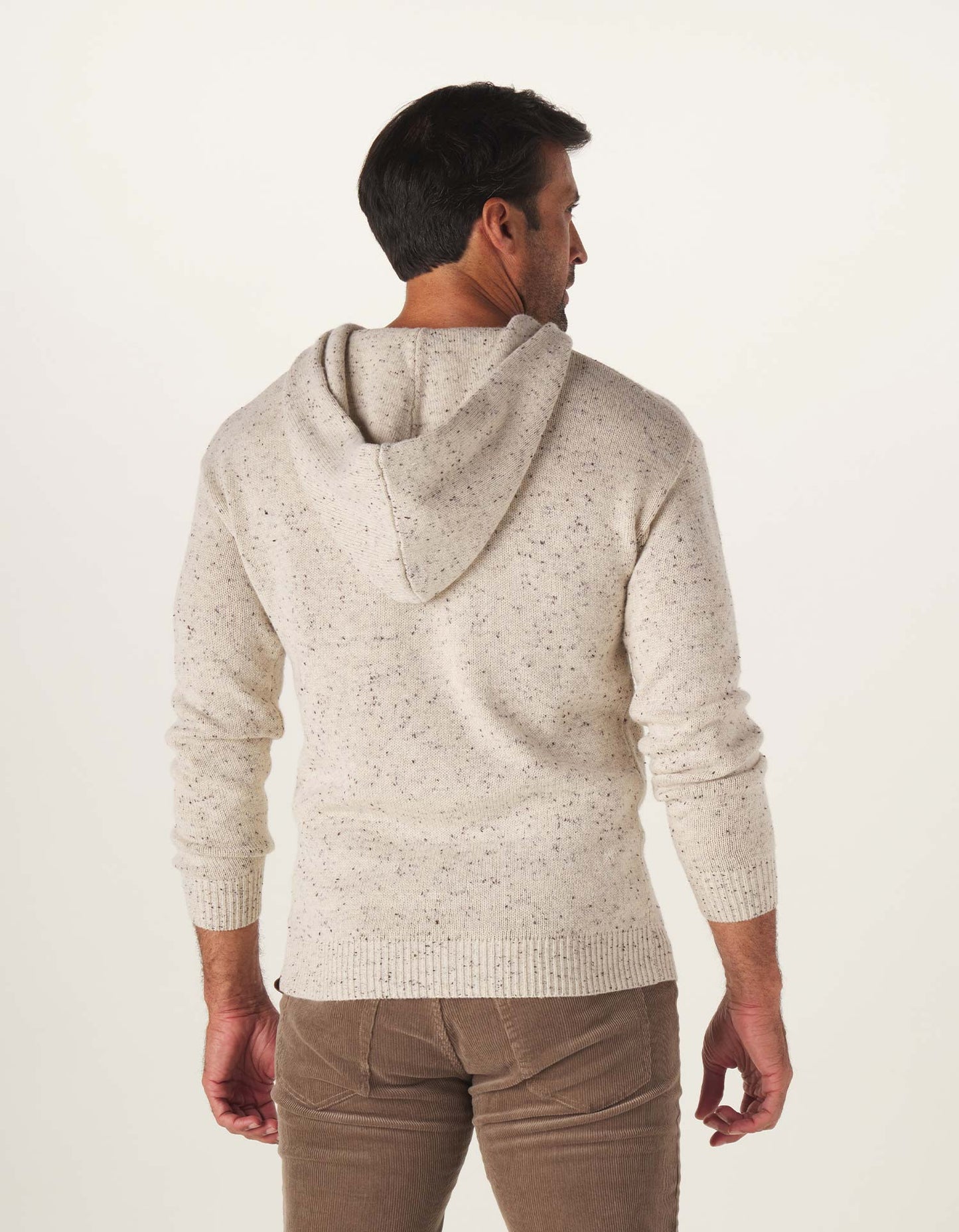 Seawool Nep Hoodie in Cream