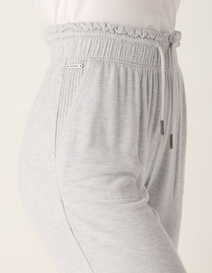 Malakos Knit Jogger in Blue Fog