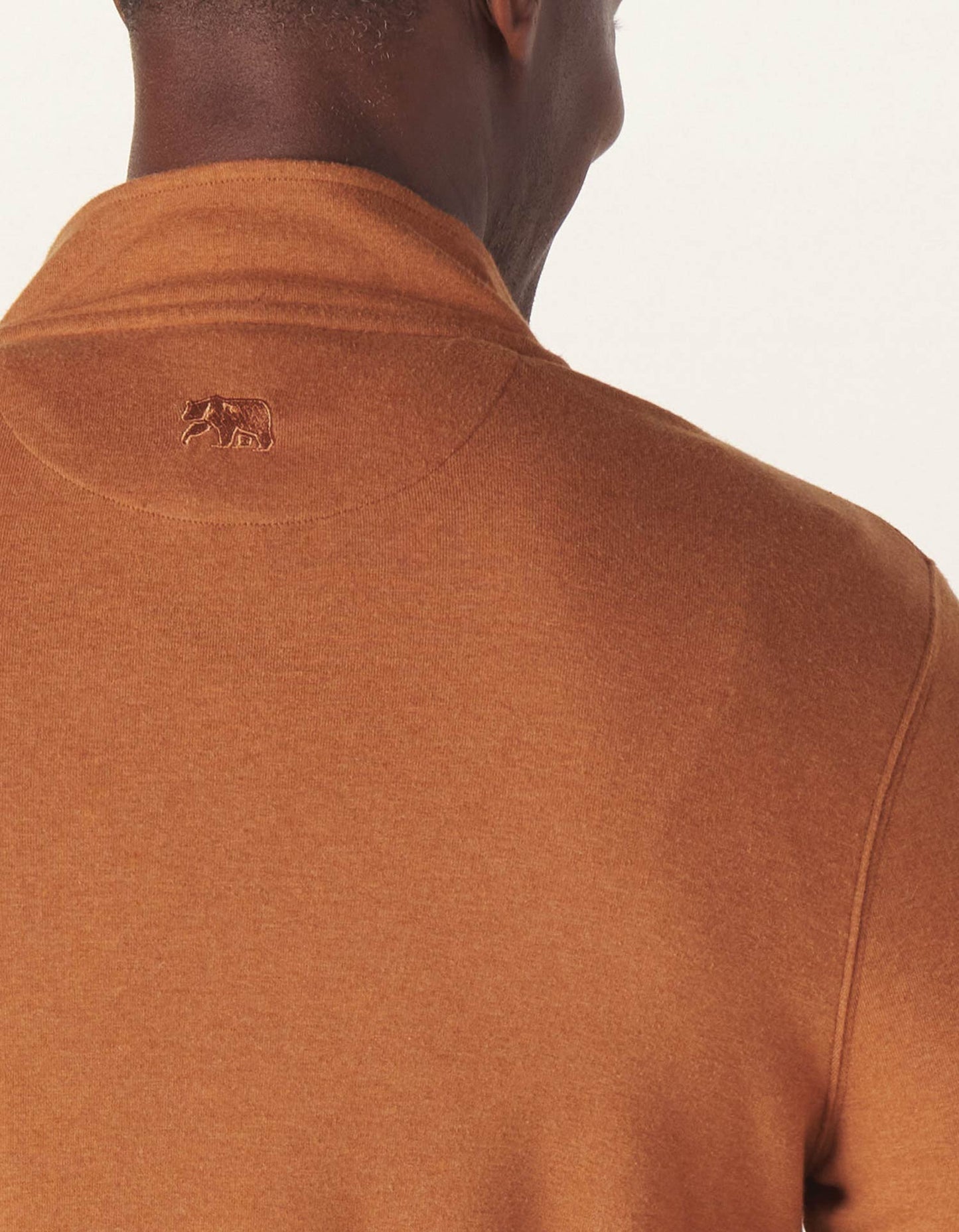 Puremeso Weekend Quarter Zip in Almond