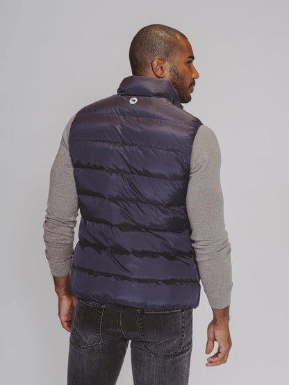 Bear Puffer Vest in Navy