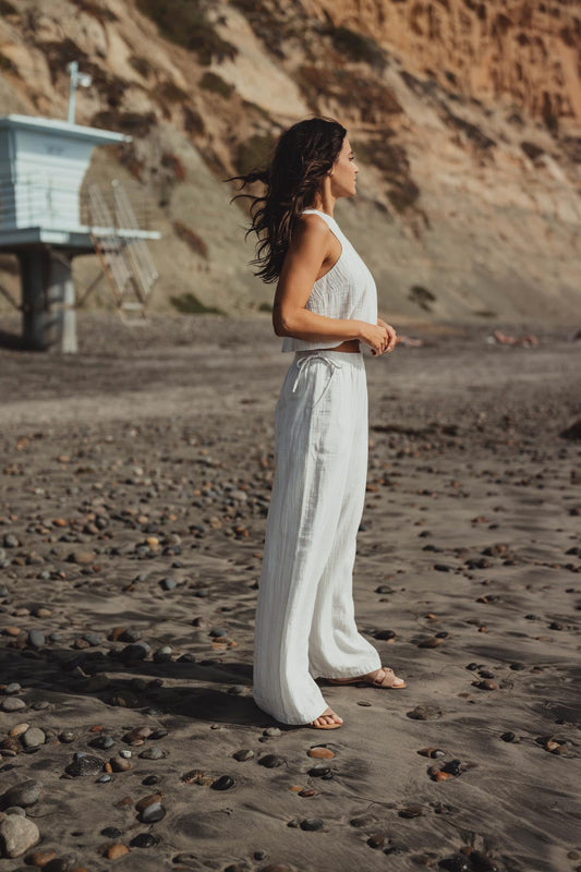 Kalo Wide Leg Pant in Yuma Stripe