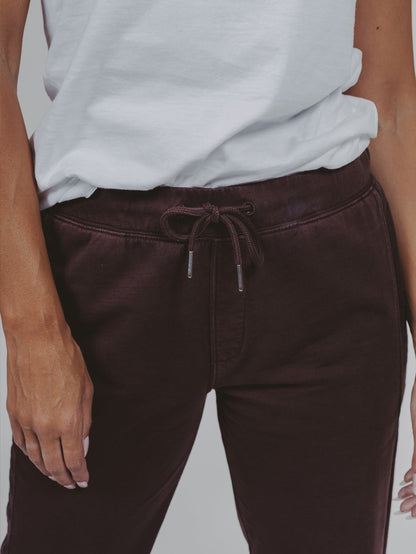 Classic Terry Looped Sweatpant in Brown