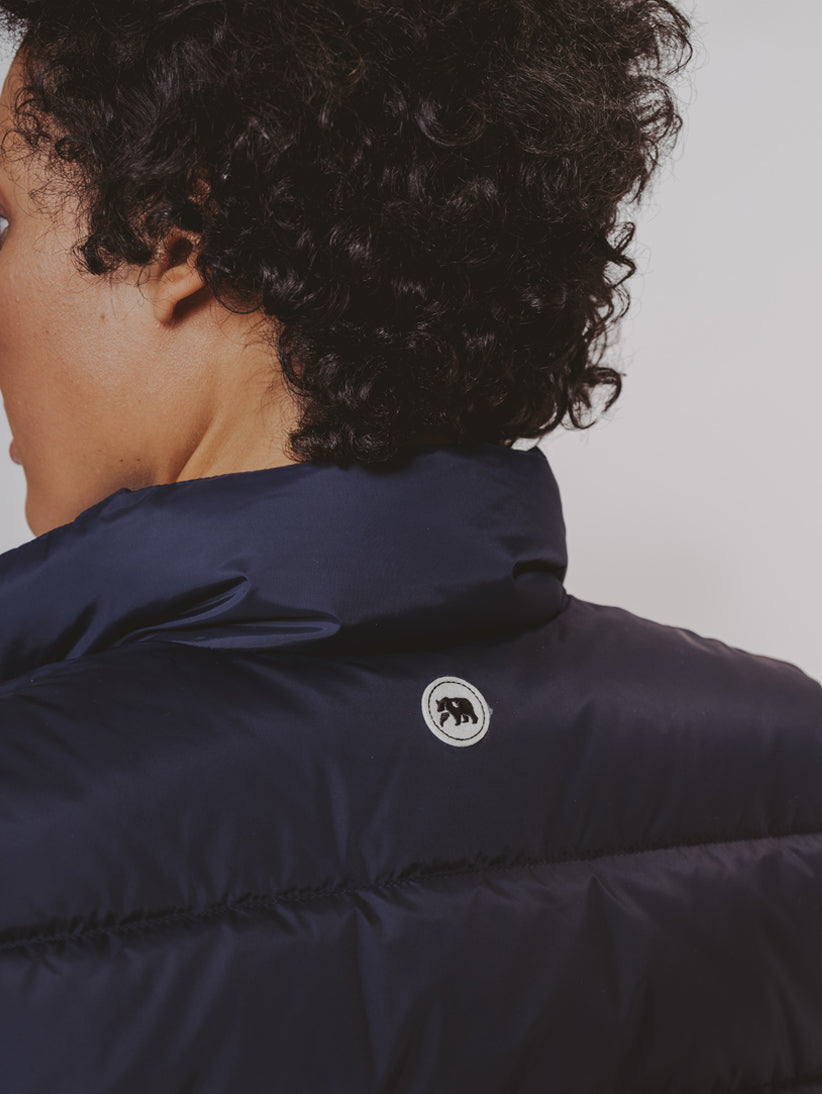 Women's Puffer Vest in Navy