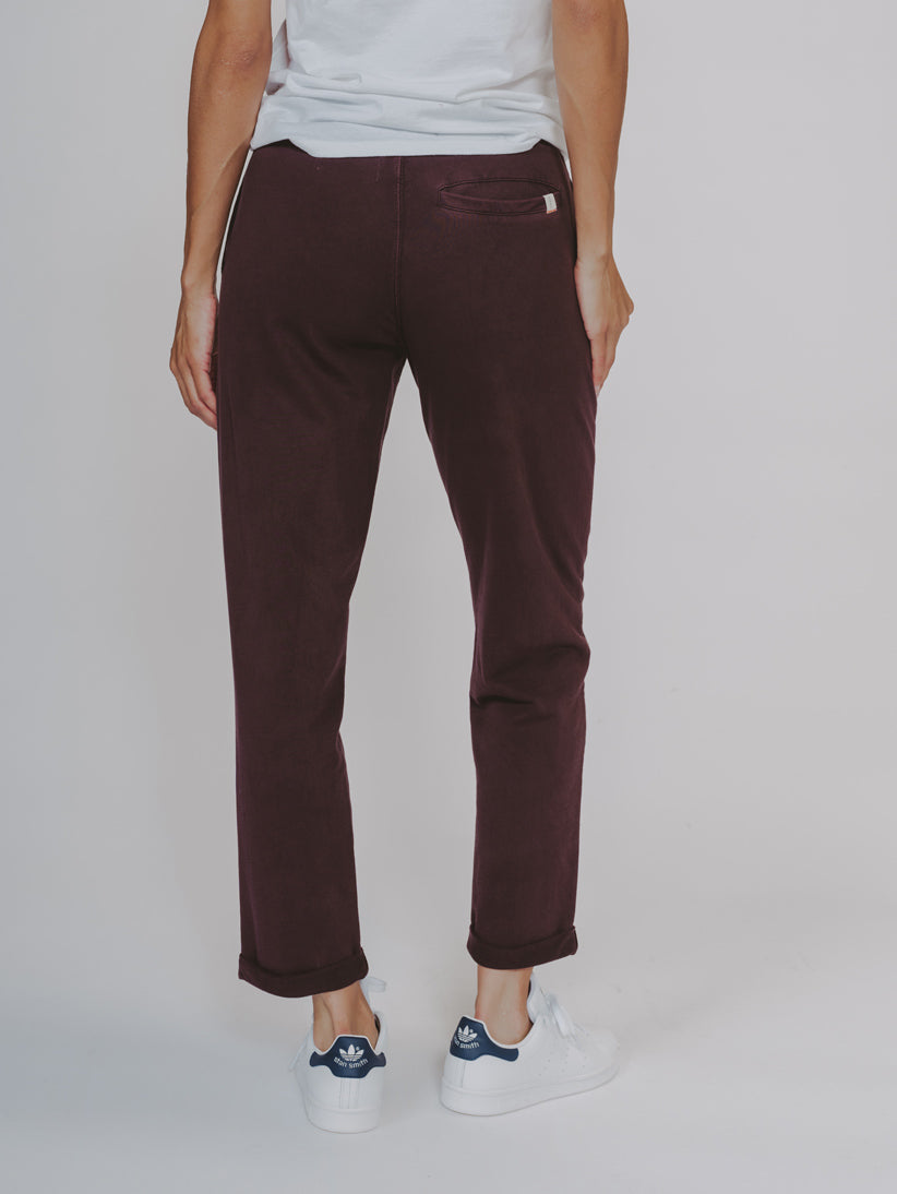 Classic Terry Looped Sweatpant in Brown