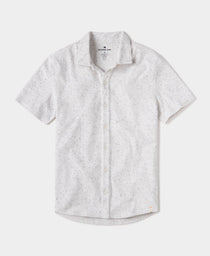 Towel Terry Button Down: Stone