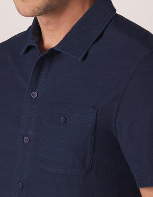 Camo Jacquard Button Down Shirt - Maroon – MFW Apparel