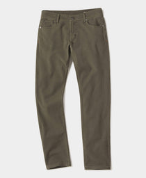 Comfort Terry Pant: Olive
