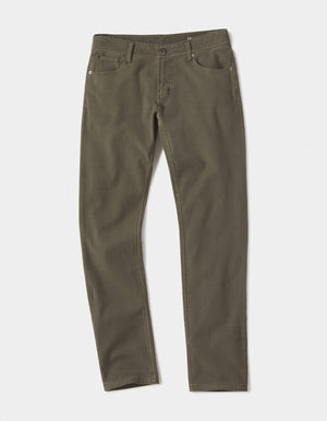 Comfort Terry Pant in Dusty Olive Laydown