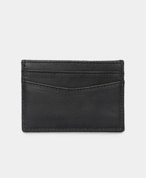 Leather Card Holder: Black