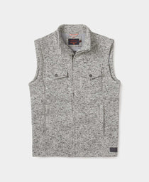 Lincoln Fleece Vest: Grey