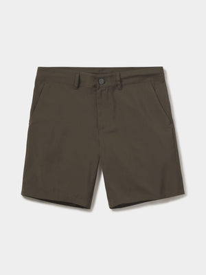 Hybrid Shorts in Olive Laydown