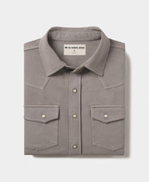 Tentoma Western Shirt: Grey
