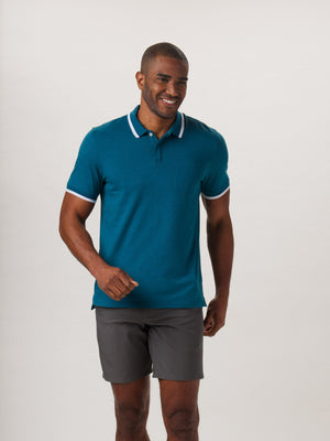 Active Puremeso Tipped Polo - The Normal Brand
