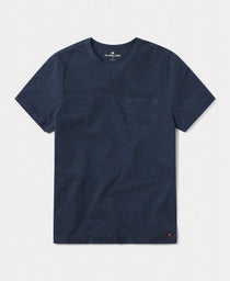 Vintage Slub Pocket T-Shirt: Navy