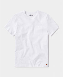 Vintage Slub Pocket T-Shirt: White