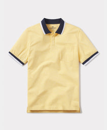 Active Puremeso Tipped Polo: Golden Hour