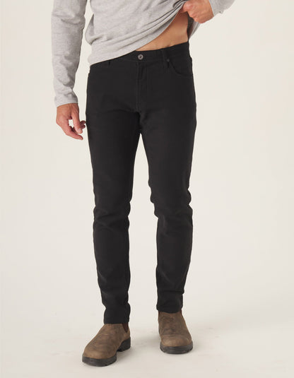 Comfort Terry Pant in Black