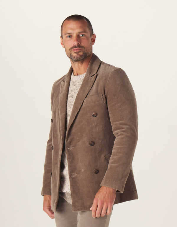 Double breasted clearance corduroy coat