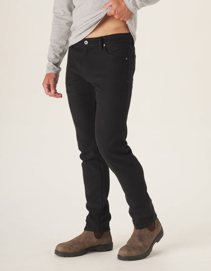 Comfort Terry Pant in Black