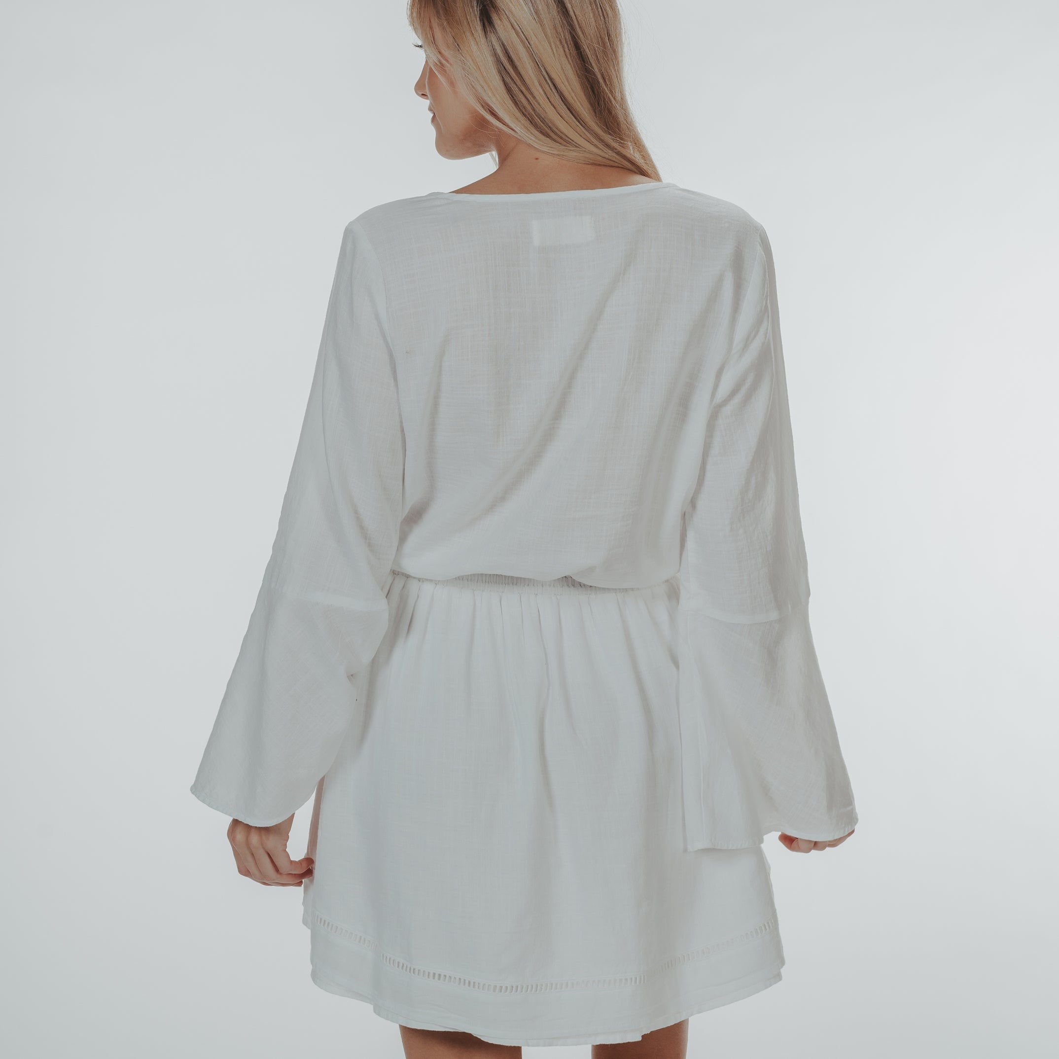 Bell Sleeve Mini Dress