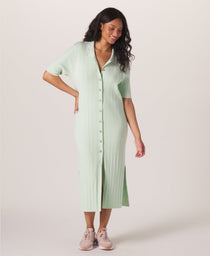 Jolene Knit Polo Dress: Saguaro